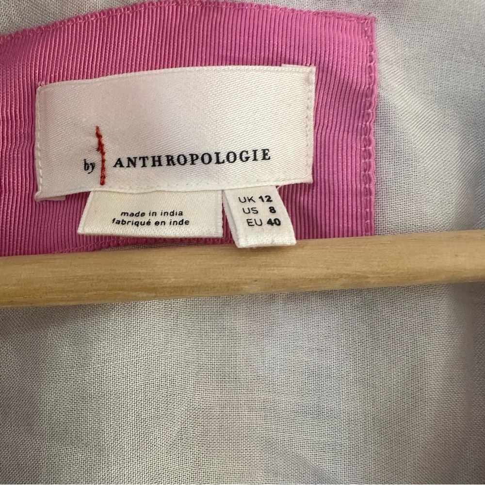 Anthropology Patchwork Multicolor Midi Dress Sz 6 - image 5